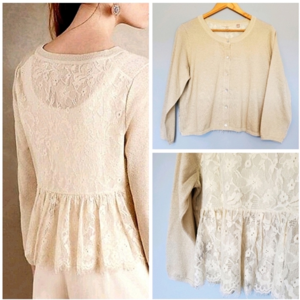 Anthropologie - NWT! Lace cardigan